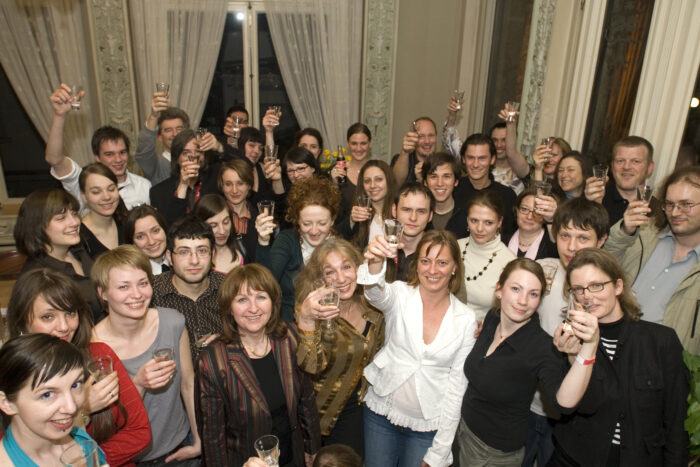 © goEast - Festival des mittel- und osteuropäischen Films // Teambild mit Swetlana Sikora und goEast-Organisationsleiterin Karin Schyle